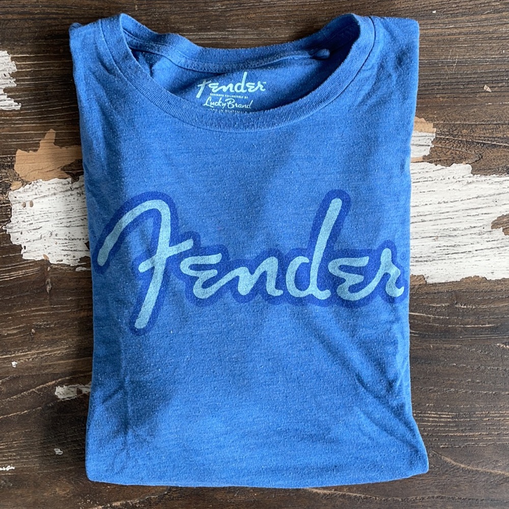 Lucky Brand Fender Men’s XL Royal Blue Short Sleeve T-Shirt
